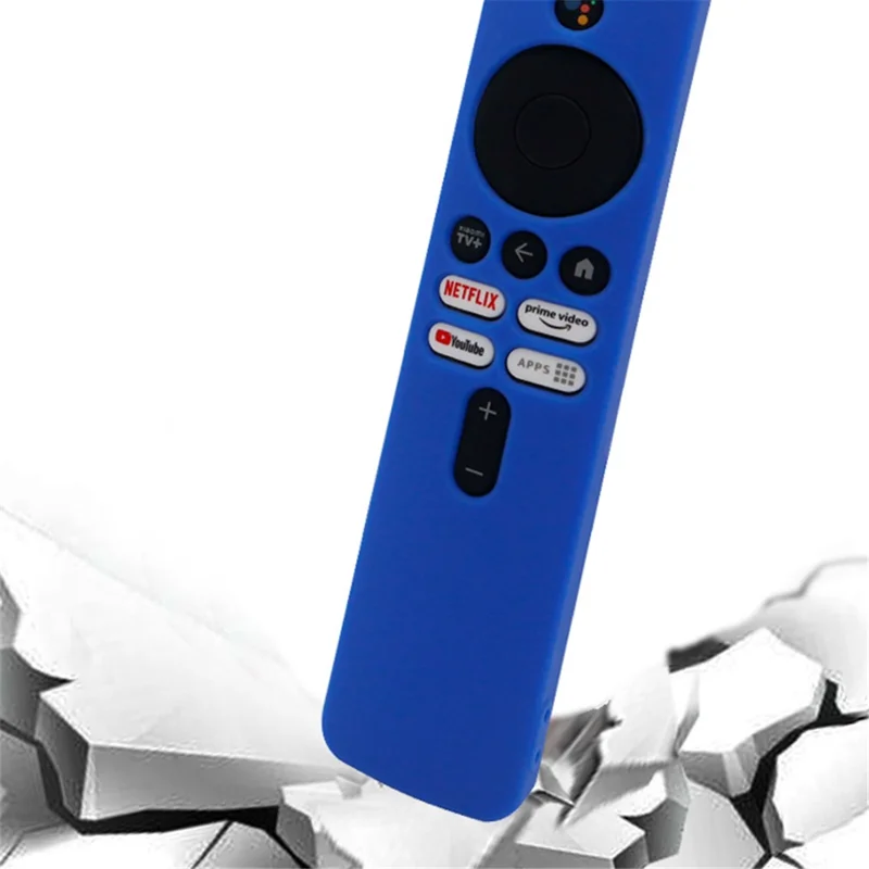 Silicone Protective Cover for Xiaomi TV Box S 2nd Gen Remote Controller Anti-scratch Sleeve - Red