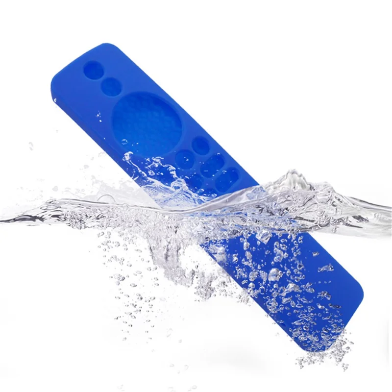 Silicone Protective Cover for Xiaomi TV Box S 2nd Gen Remote Controller Anti-scratch Sleeve - Red