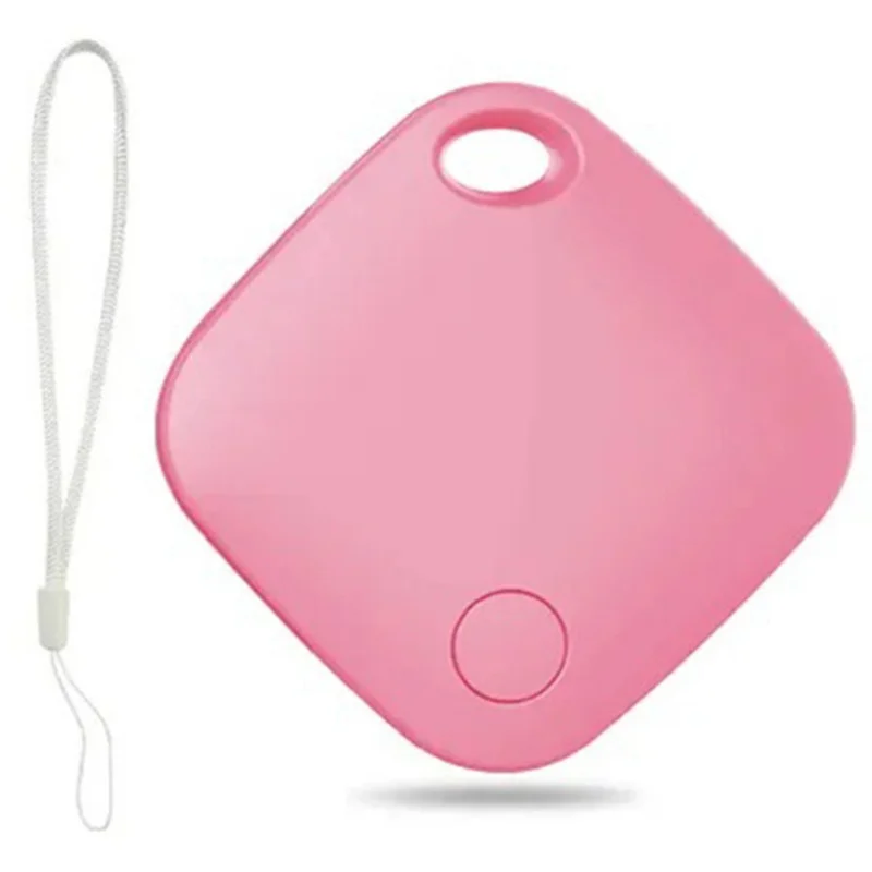 Itag03 Bluetooth-compatible Finder-Itag Anti-Loss Locator for Apple Find My Tracker with Strap - Pink