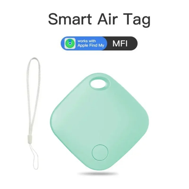 Itag03 Bluetooth-compatible Finder-Itag Anti-Loss Locator for Apple Find My Tracker with Strap - Green