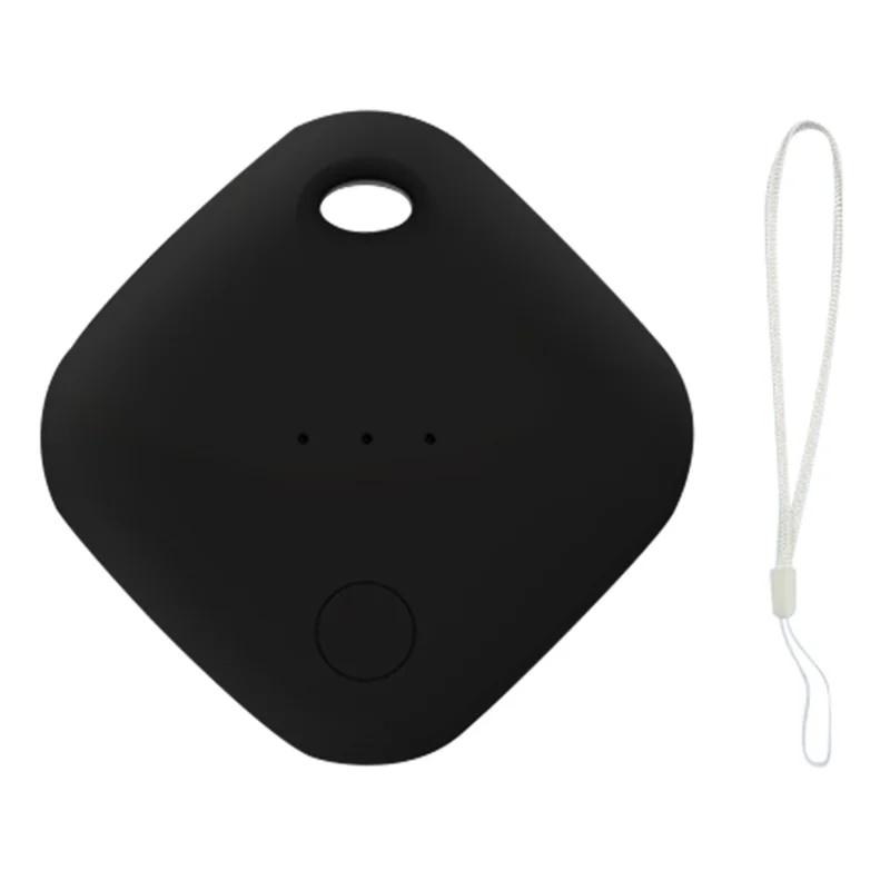 itag08 Portable Pet Tracker Bluetooth-compatible Item Finder for Apple Device Anti-Loss Locator - Black