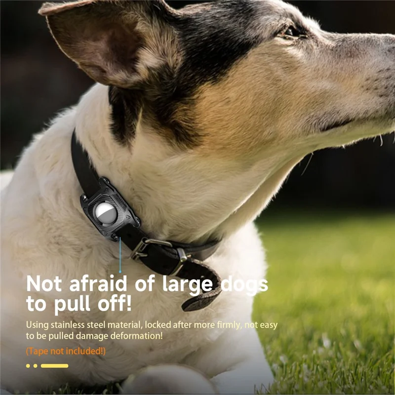 For AirTag Bluetooth-compatible Tracker Protective Case TPU + PC IP67 Waterproof Locator Cover ST - Red