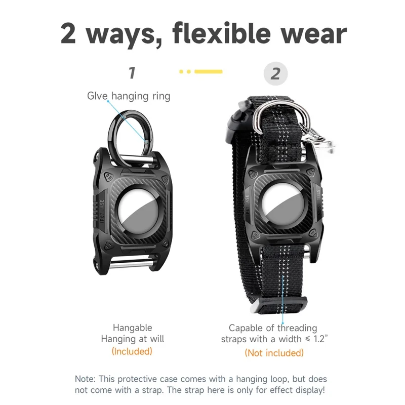 Étui de protection pour tracker compatible Bluetooth AirTag, coque étanche IP67 en TPU + PC, couverture de localisateur ST - Rose