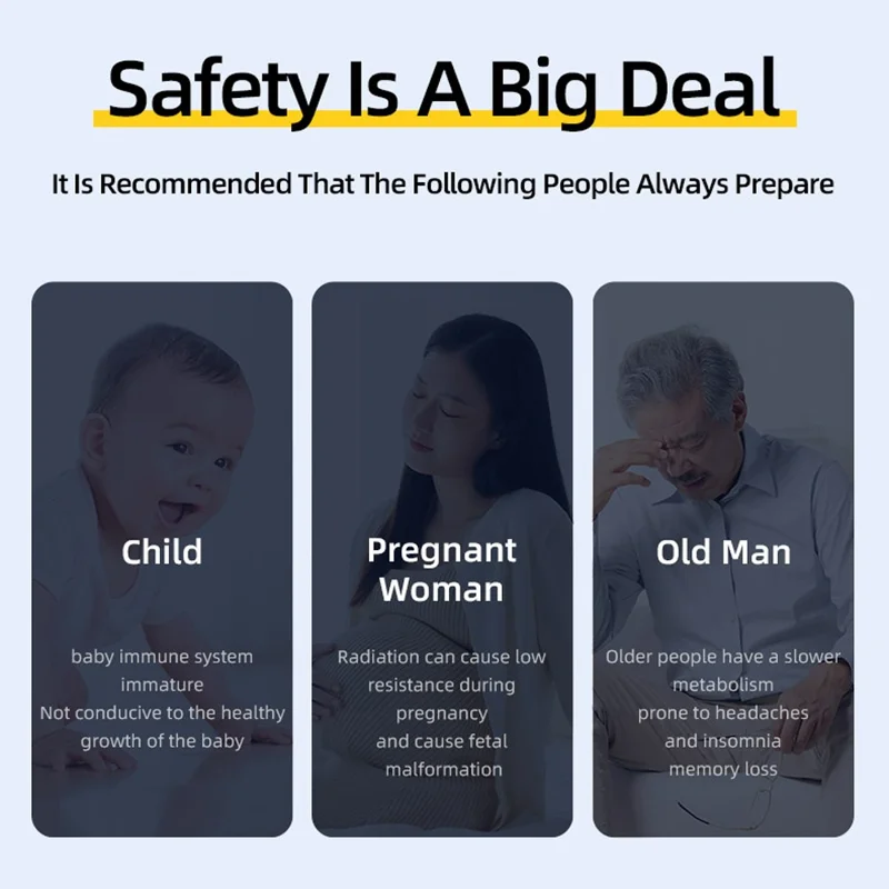 Handhållen plastkärnstrålningsdetektor med färgdisplay, återladdbar radioaktiv Geigerdetektor - Vit