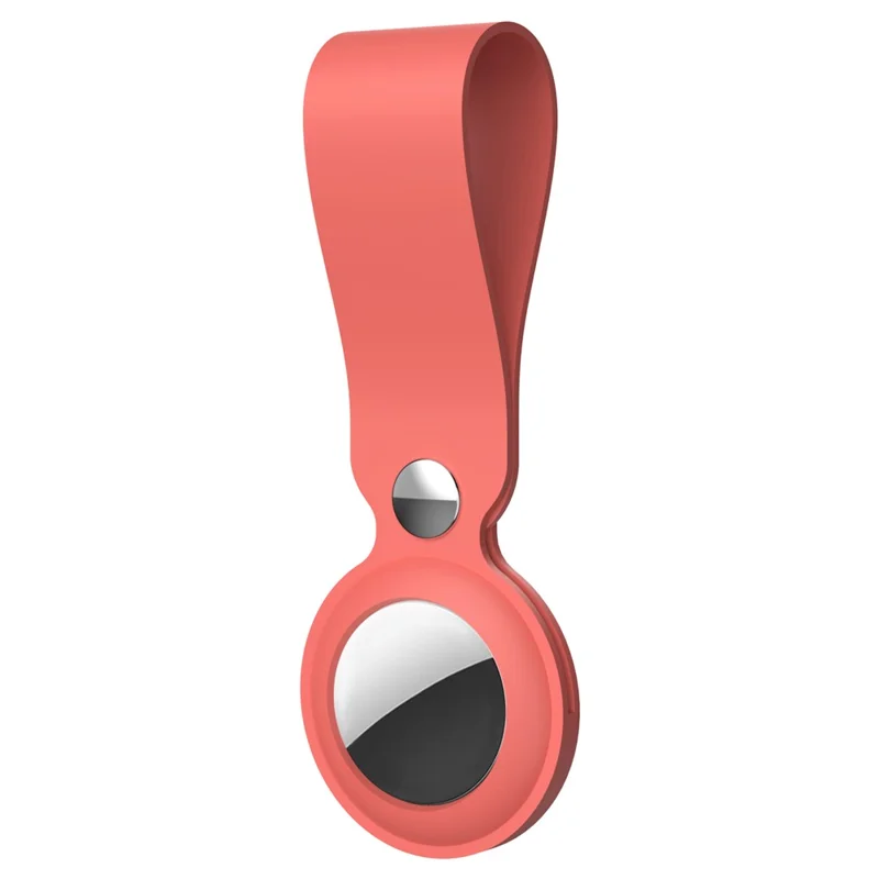 AHASTYLE WG34 Silicone Case for Apple AirTag , Scratch-resistant Bluetooth-compatible Tracker Protective Cover - Red