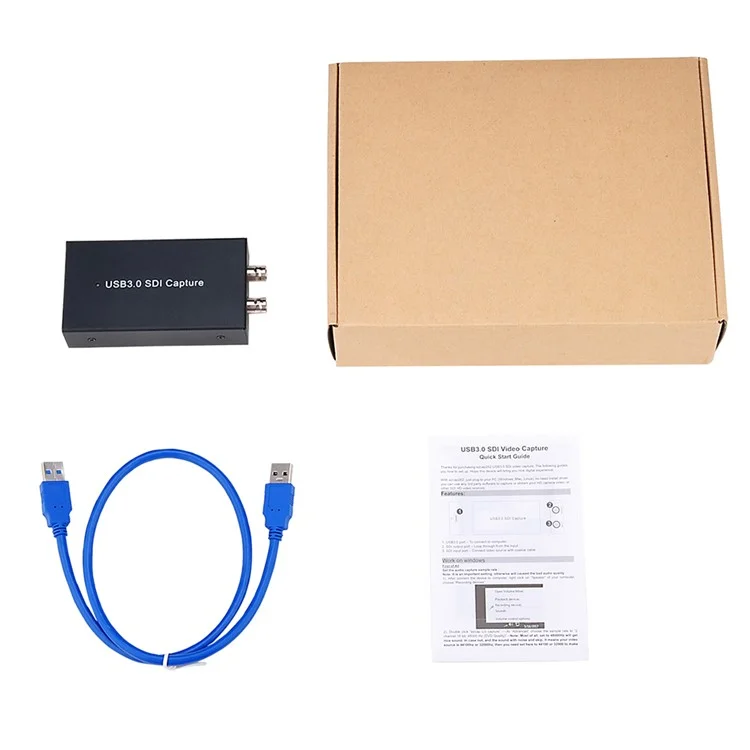 EZCAP 262 SDI zu USB 3.0 Videokarte für Videoaufnahme 1080P HD Recorder für Live-Streaming