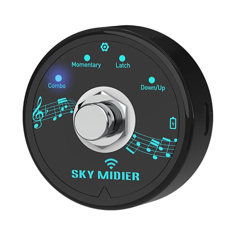 SM-1 MIDI Foot Controller USB Musical Software Multi-Effects Synthesizer Mini Wireless Transmission System