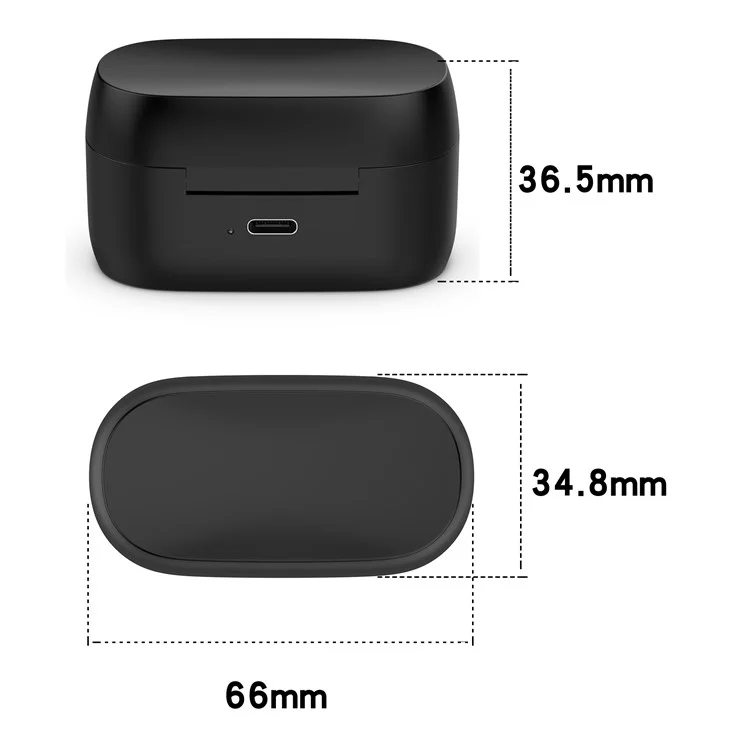 Tragbare Ladestation für Jabra Elite 75T / Active 75T Headset Universelle Ladestation mit Anzeigefunktion