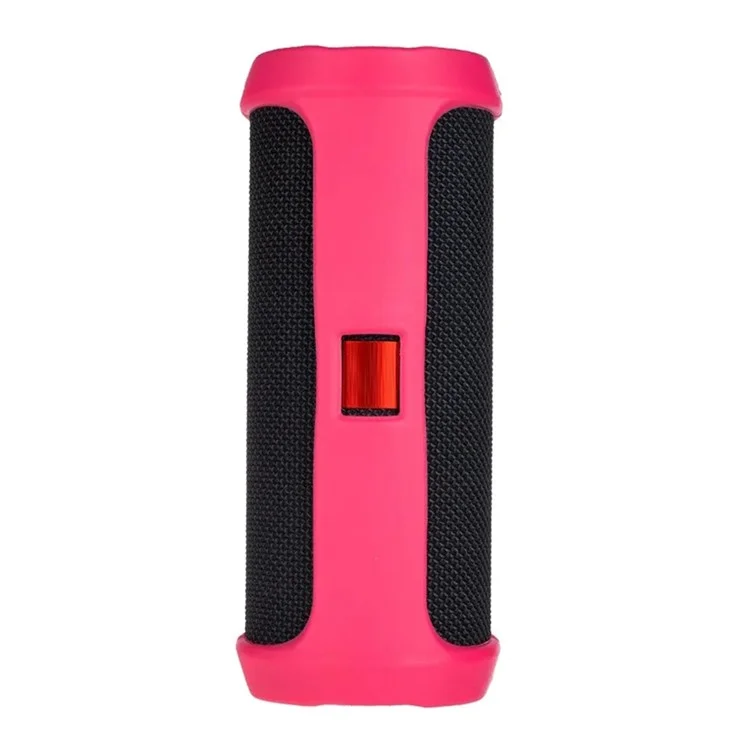 Для JBL Flip4 Bluetooth Speaker Soft Silicone Case Anti-scratch Protective Cover - Rose