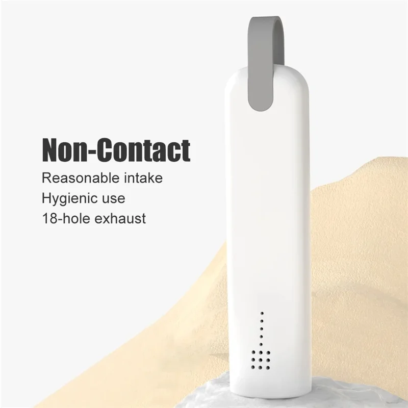 9766 Portable Breath Alcohol Tester 3-Color Indicator High-Precision Alcohol Tester with LED Display - White