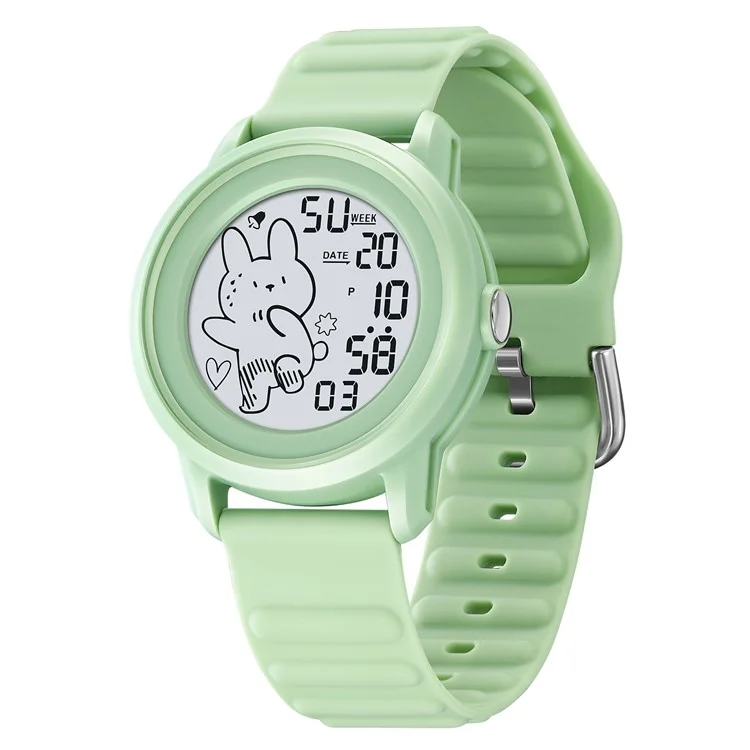 SKMEI 2217 Reloj Eléctrico Creativo Estilo Simple Reloj Electrónico Deportivo Estudiantil - Verde