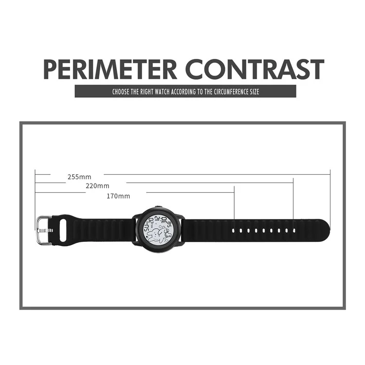 SKMEI 2217 Reloj Eléctrico Creativo Estilo Simple Reloj Electrónico Deportivo Estudiantil - Verde