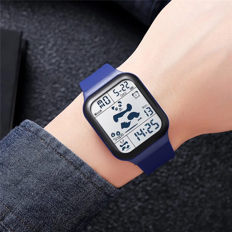SKMEI 2216 Multi-functional Electric Watch 30m Waterproof Sport Watch for Student - Blue