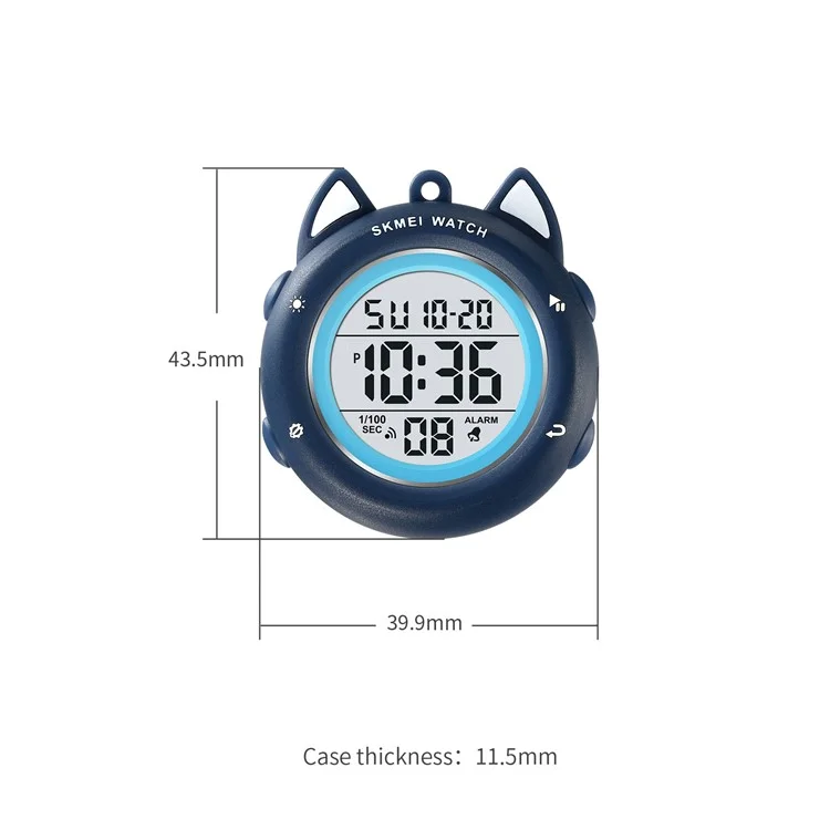 SKMEI 2236 Lovely Kids Round Wrist Watch Children Luminous DIY Digital Watch with 2 Straps - For Boys