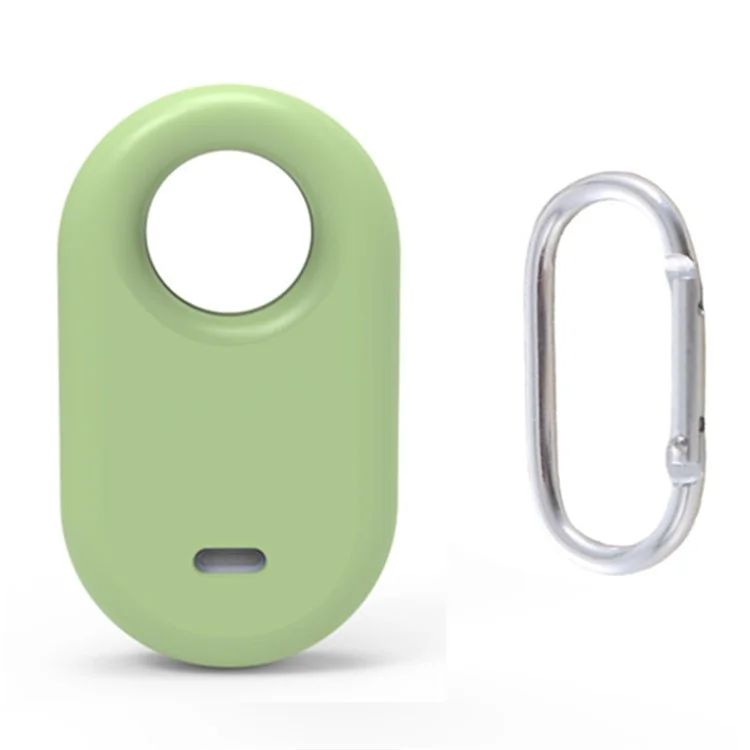 Dustproof Silicone Case for Samsung Galaxy SmartTag2 Bluetooth-compatible Tracker Case Anti-Drop Shockproof Cover - Matcha Green