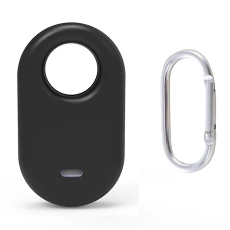 Étui en silicone anti-poussière pour Samsung Galaxy SmartTag2 Bluetooth Tracker Case Anti-Drop Shockproof Cover - Noir