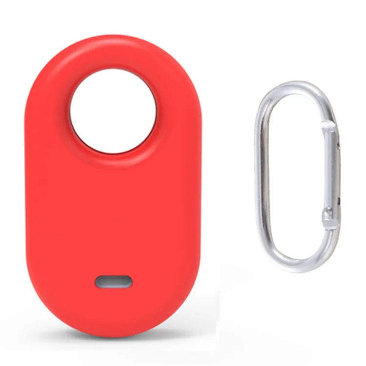 Пылезащитный силиконовый чехол для Samsung Galaxy SmartTag2 Bluetooth Tracker Case Anti-Drop Shockproof Cover - Красный
