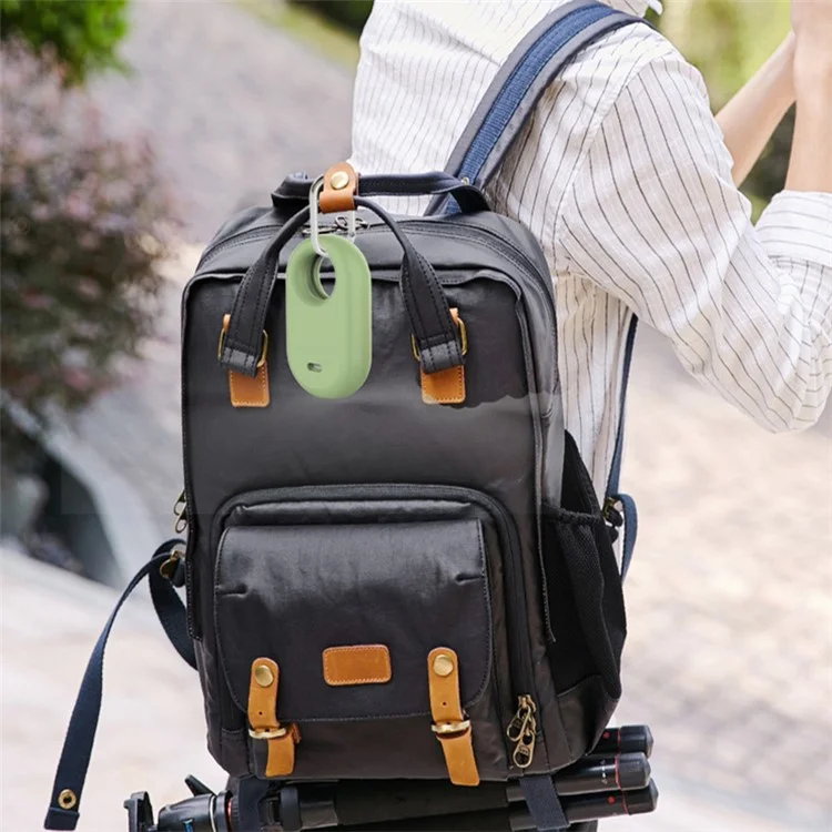 Пылезащитный силиконовый чехол для Samsung Galaxy SmartTag2 Bluetooth Tracker Case Anti-Drop Shockproof Cover - Красный