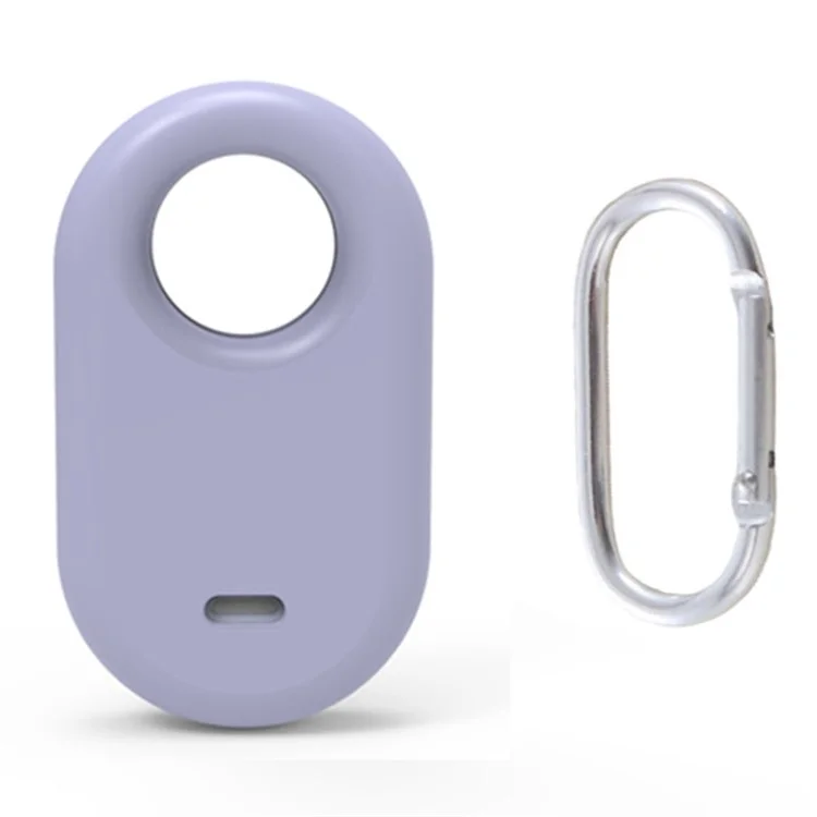 Пыленепроницаемый силиконовый чехол для Samsung Galaxy SmartTag2 Bluetooth-трекера, чехол против падения, ударопрочный чехол - фиолетовый