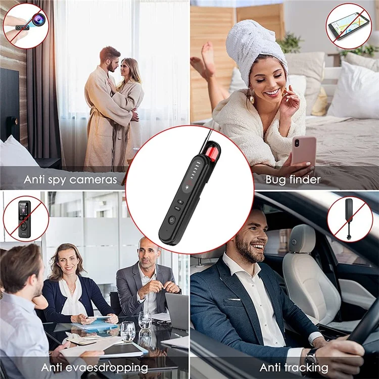 T01 Strumento di Scansione a Infrarossi Scanner Wireless Wireless Rilevatore di Telecamere Nascoste Per Hotel Per i Viaggi Domestici