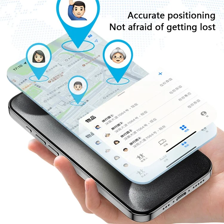 MOMAX BR7 PINPOP Tracker senza fili portatile Anti-Lost Device IP66 Impermeabile Localizzatore di articoli con cordino (FindMy Certificato) - Bianco