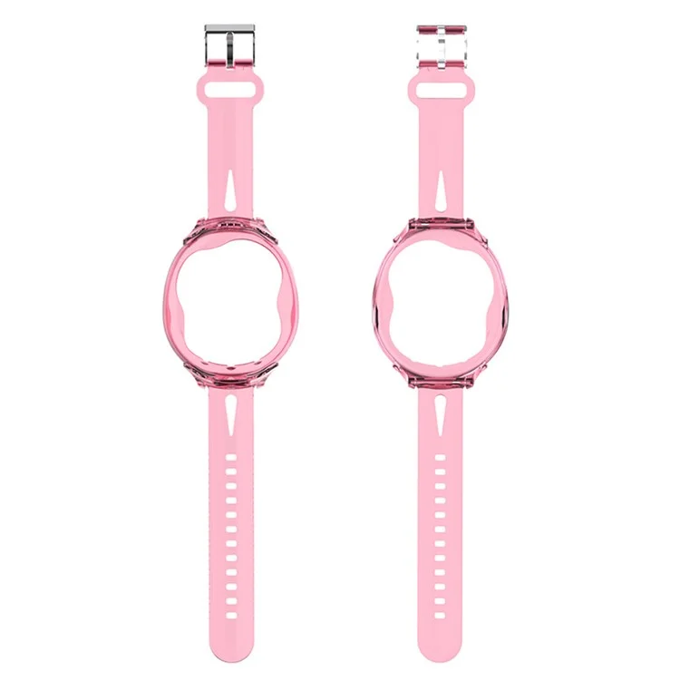 Compatibile Con Tamagotchi Uni (2023) Custodia Per Bracciale TPU Per Bambini Per Bambini Adulti - Rosa Trasparente