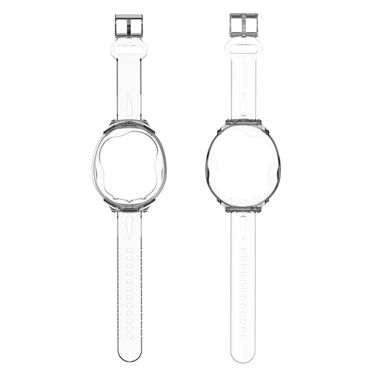 Compatible con la muñequera Tamagotchi Uni (2023) Funda de soporte de pulsera TPU para niños, adolescentes y adultos - Transparente