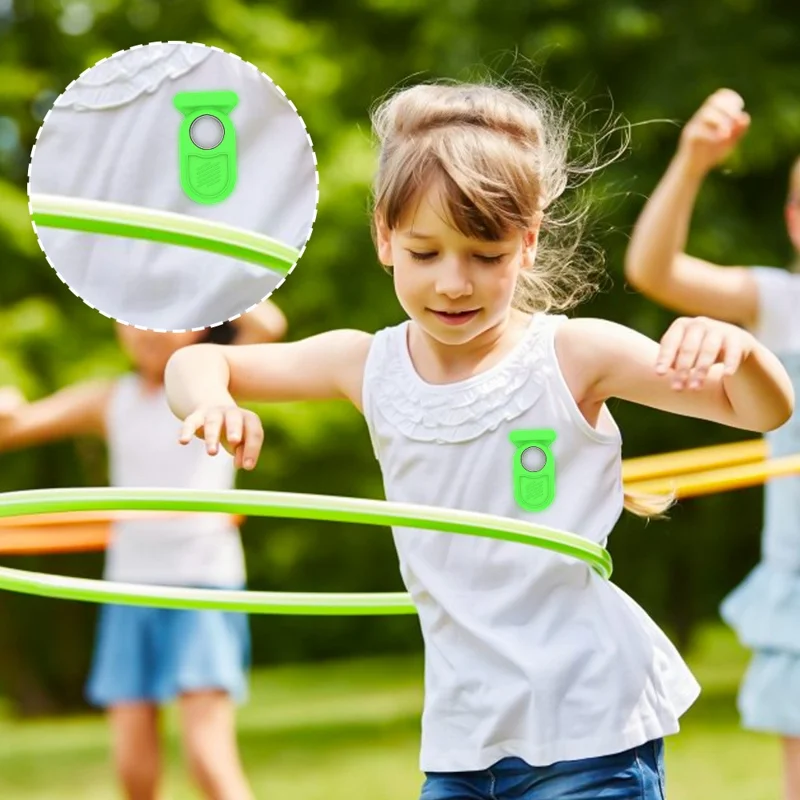 For Samsung Galaxy SmartTag2 Silicone Case Bluetooth-compatible Tracker Protective Case with Safety Pin - Luminous Rose Red