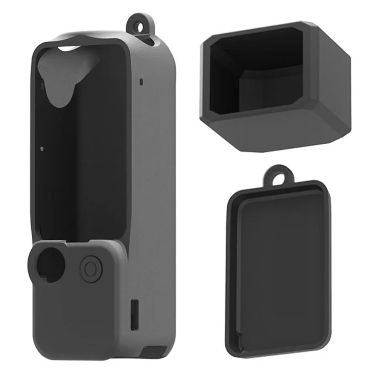 Per DJI Osmo Pocket 3 Pocket Camera Silicone Case Drop Protection Sleeve Cover - Nero