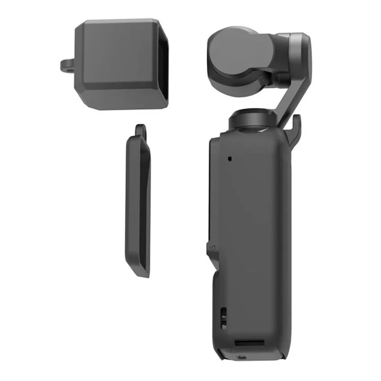 Per DJI Osmo Pocket 3 Pocket Camera Silicone Case Drop Protection Sleeve Cover - Nero