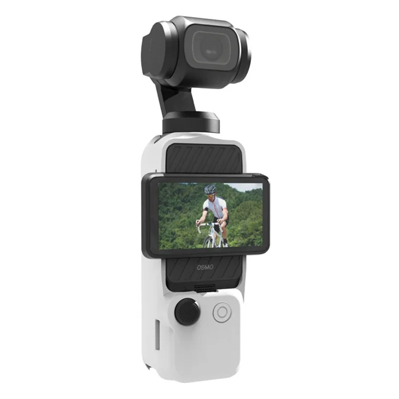 غطاء سيليكون للكاميرا الجيبية DJI Osmo Pocket 3، غطاء واقي من السقوط - أبيض