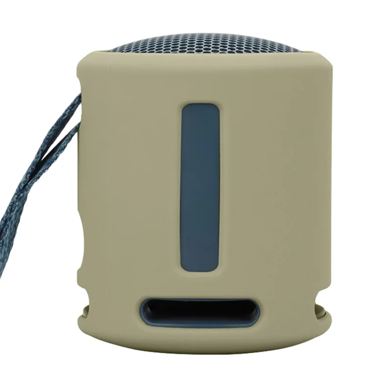 For Sony SRS-XB13 Portable Speaker Sleeve Silicone Case Protective Cover - Taupe