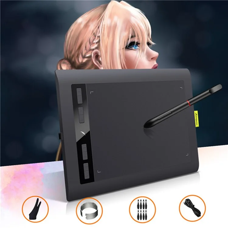ACEPEN AP1060 8192 Pressure Sensitive Digital Writing Pad 10.6-Inch Graphics Drawing Tablet