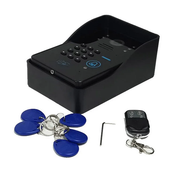 620MJIDS11 EU Plug 7" Video Doorbell Support Password / ID Card / Remote Unlock