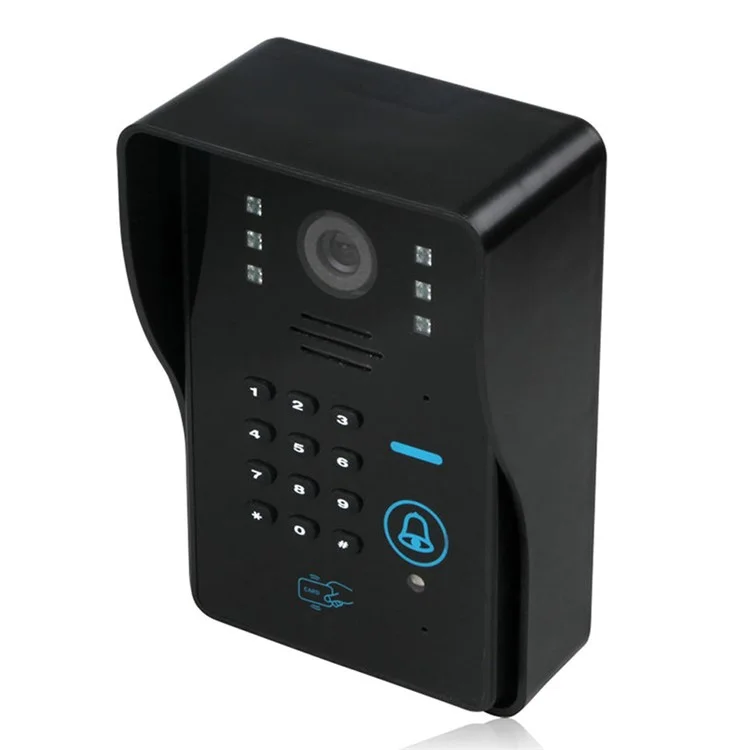 806MJIDS11 1 Camera+1 Monitor EU Plug 7-inch Home Intercom Video Doorbell