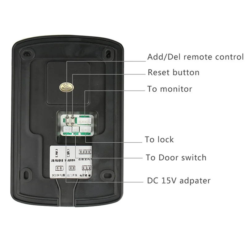 701FD21 Tuya Smart WiFi Visual Doorbell 1080P avec détection de mouvement, enregistrement vidéo, prise UE