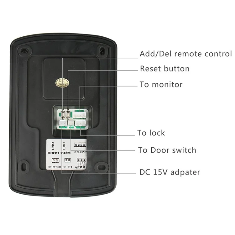 701FD22 Sonnette connectée Tuya Smart 1080P WiFi avec double écran, détection de mouvement, prise UE 