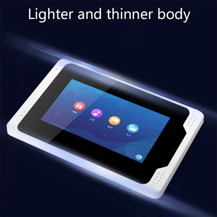 701FD22 Sonnette connectée Tuya Smart 1080P WiFi avec double écran, détection de mouvement, prise UE 