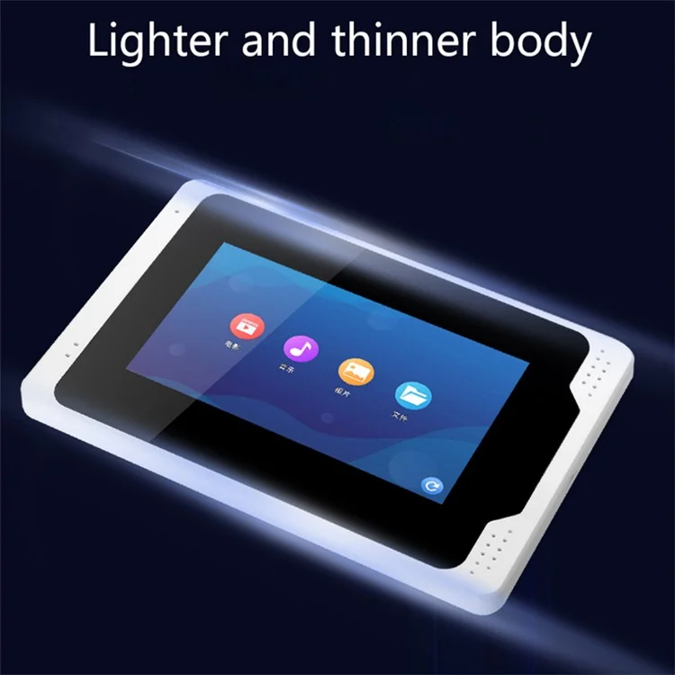 701FD14 4 Indoor Monitors + 1 Password Intercom Doorbell 1080P Camera, EU Plug