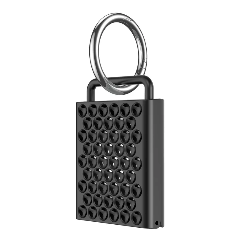 Til Apple AirTag PC-harddækk Bluetooth-kompatibel tracker mod fald beskyttende dæksel - Sort