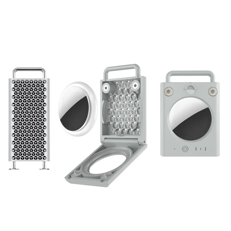 Til Apple AirTag PC-harddækk Bluetooth-kompatibel tracker mod fald beskyttende dæksel - Sort