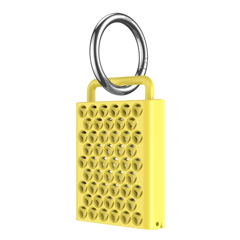 Funda dura de PC para Apple AirTag, cubierta protectora anticaída compatible con Bluetooth, amarillo