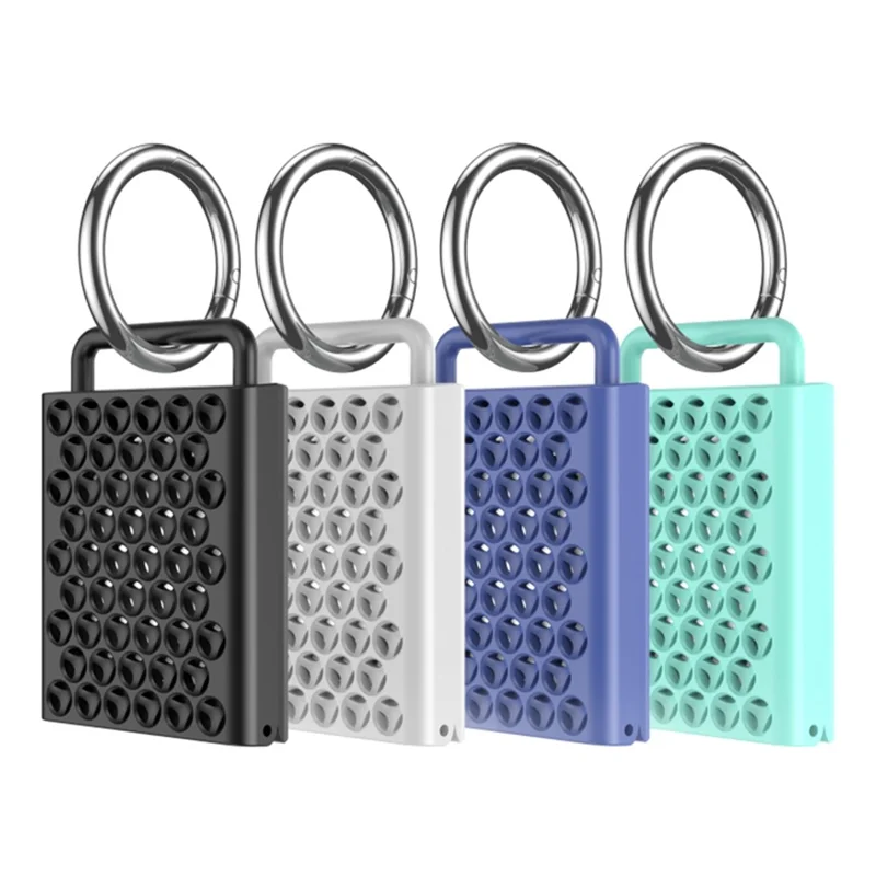 Funda dura de PC para Apple AirTag, cubierta protectora anticaída compatible con Bluetooth, amarillo