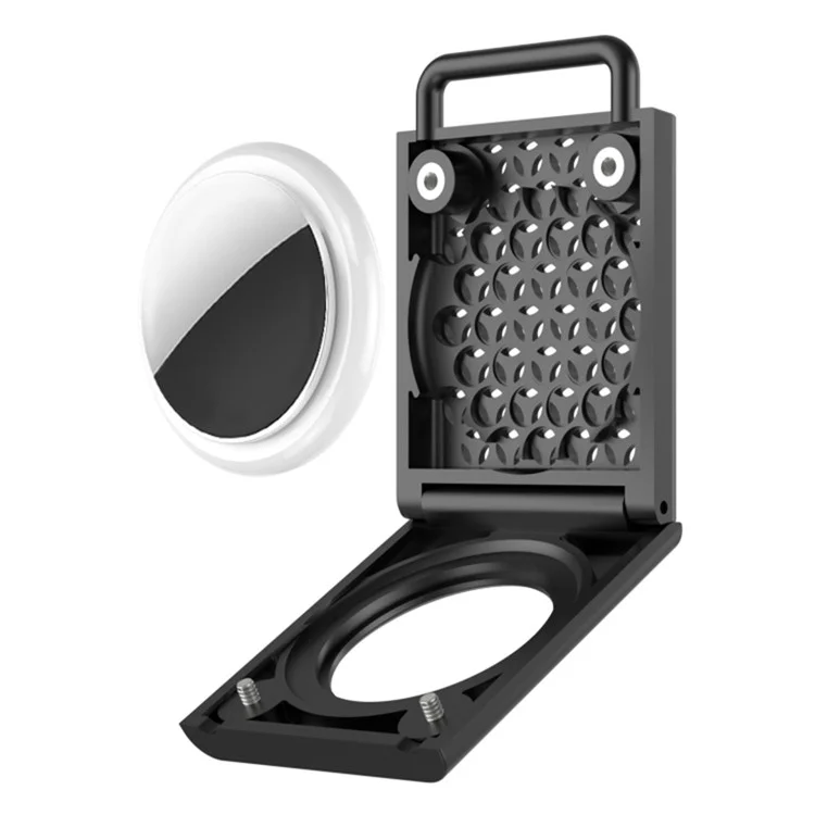 Für Apple AirTag PC-Hartschale Bluetooth-Tracker Anti-Drop-Schutzhülle - Weiß