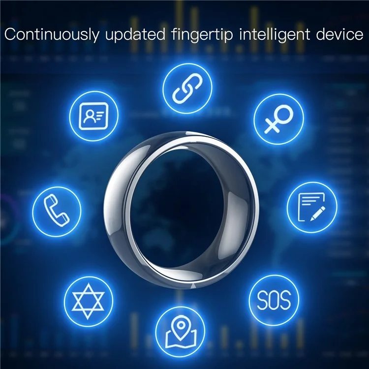 JAKCOM R4 Smart Ring Multifunctional RFID / NFC Ring for iOS, Android System - 8#