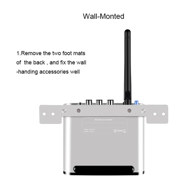 MEASY AV530 Durchgang Wand 300m 5,8G Wireless AV-Sender und -Empfänger - EU-Stecker