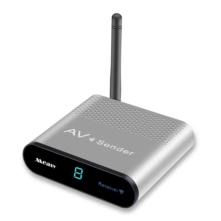 MEASY AV530 Go Through Wall 300m 5.8G Wireless AV Transmitter Receiver - UK Plug