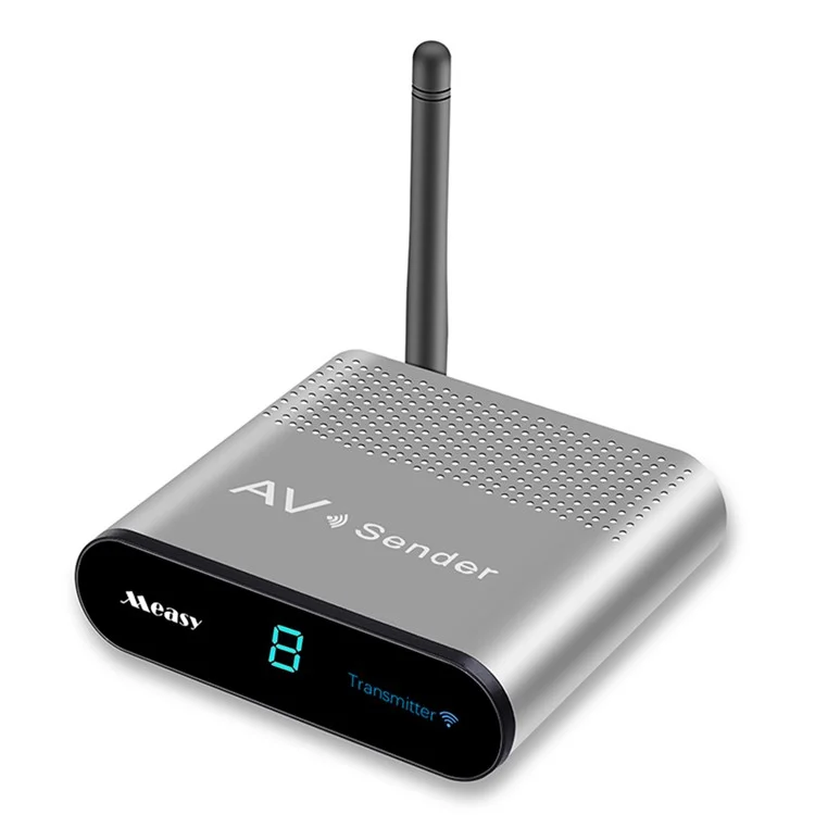 MEASY AV530 Go Through Wall 300m 5.8G Wireless AV Transmitter Receiver - UK Plug