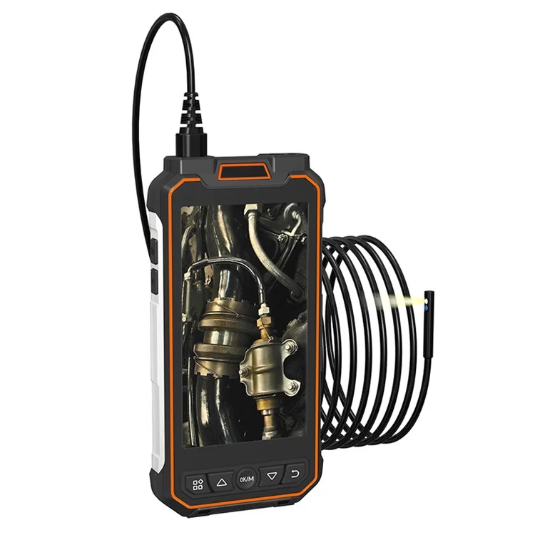 MS20 2m Fie Huco Borescope LED Borscope Câmera de Endoscópio de Lente Dupla