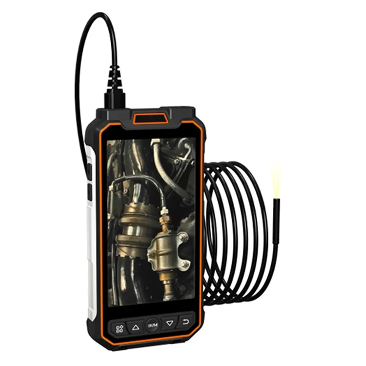 MS20 5m Hard Wire LED Borescope Câmera Endoscópica à Prova d'Água de Lente Única
